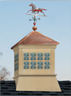 Bullseye Door Lite Cupola Copper Roof
