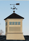 Bullseye Door Lite Cupola Wood Vents