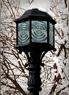 Bullseye Door Lite Lightpost Snow