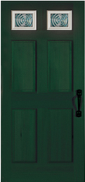Bullseye Door Lite White Frame